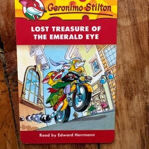 Geronimo Stilton 'Lost Treasure of the Emerald Eye' Audiobook Yoto Card